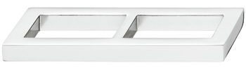 Furniture handle, Finger pull handle, zinc alloy, square, Häfele Design model H1320