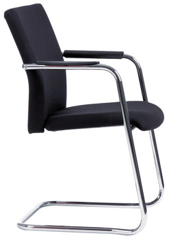 stol za javno uporabo XP, P2001, Oblazinjen sedež in naslon za hrbet: Prevleka iz blaga