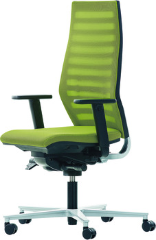 pisarniški stol, O4009, oblazinjen sedež: Prevleka iz blaga, oblazinjeno hrbtišče: Network