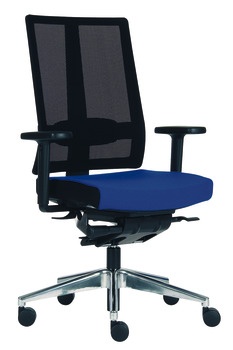 pisarniški stol, O4006, oblazinjen sedež: Prevleka iz blaga, oblazinjeno hrbtišče: Network