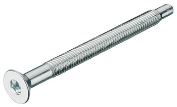 Countersunk head screw, Steel, with M6 thread, SW4 hexagon socket