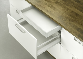Internal drawer set, Häfele Matrix Box P70, drawer side height 92 mm, load bearing capacity 70 kg