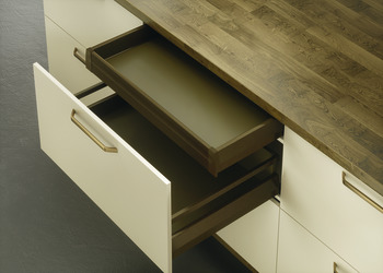 Internal drawer set, Häfele Matrix Box P70, drawer side height 92 mm, load bearing capacity 70 kg