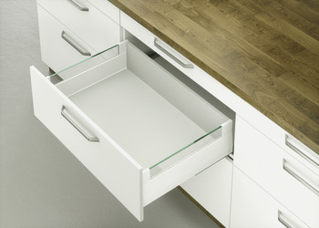 Pull-out set, Häfele Matrix Box P70, with panel holder, drawer side height 115 mm, load bearing capacity 70 kg
