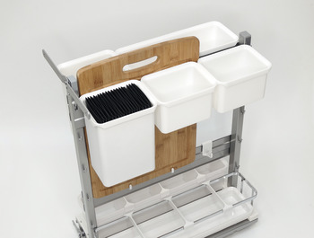 Chopping board holder, For Kesseböhmer YouboXx hook-in boxes
