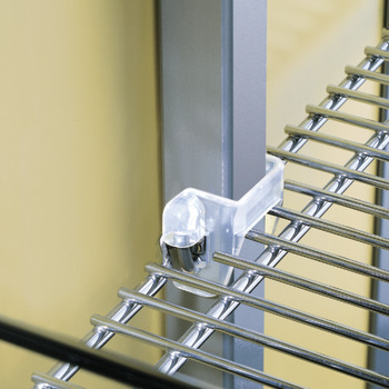 Padlock Staple, for clipping in, for larder unit pull-out