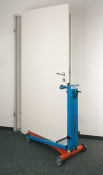Transporting and lifting roller, for transport, lifting and mounting of doors and components, load bearing capacity 130 kg
