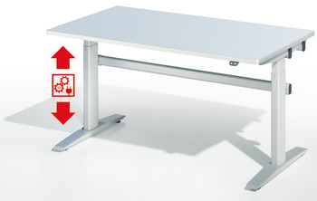 Idea Motion complete set, 90° corner table, desking system