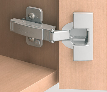 Concealed hinge, Clip Top 120°, full overlay mounting, with or without automatic closing spring