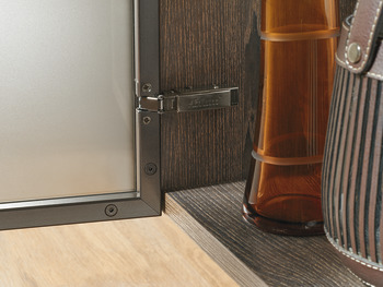 Concealed hinge, Clip Top 95°, full overlay mounting, for narrow frames