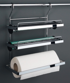 Kitchen roll holder, Steel railing system | online at HÄFELE