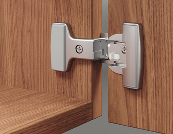 Architectural hinge, Aximat 100 SM, for half overlay mounting