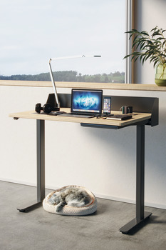 Desktop, Häfele JobTisch for home office workplaces