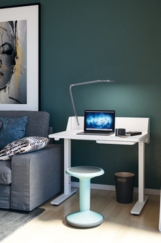 Desktop, Häfele JobTisch for home office workplaces