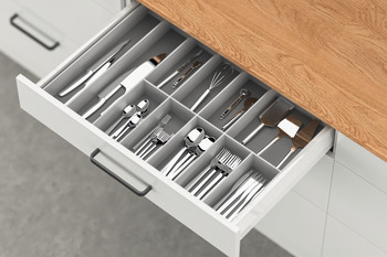 Connecting piece, for drawer compartment system, Matrix Extra DD