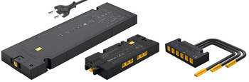 Driver set with Connect Mesh 6-way distributor and RGB adapter, Häfele Loox5 12 V constant voltage