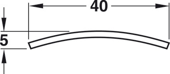 Semi-circular threshold trim, 164, Startec