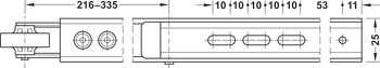 Selector bar, for DCL 94 guide rail