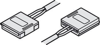 Interconnecting lead, for Häfele Loox LED strip light 24 V 10 mm, 4-pin (RGB)