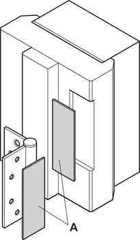 Fire resistant fitting, For door hinges