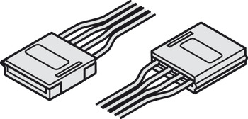Interconnecting lead, for Häfele Loox LED strip light 12 V 12 mm, 4-pin (RGB)