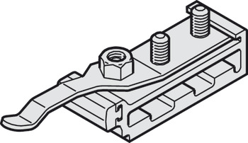 Buffer, with adjustable retaining spring