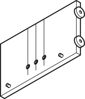 Drilling jig, Senso (+) and E-Senso (+) connecting hinges
