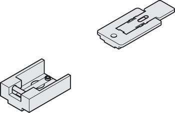 Interlocking hold open insert, For guide rail from TS 91, TS 92, TS 93, TS 92 XEA, TS 98 XEA ,TS 93 GSR and TS 98 XEA GSR