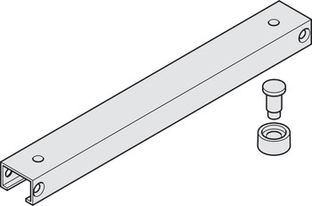 Guide rail, for floor spring, Geze