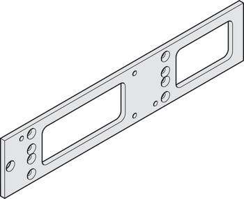 Mounting plate, for TS 4000 and TS 5000, overhead door closer, Geze