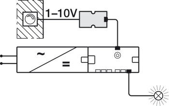 Dimmer interface, Häfele Loox modular 12/24 V