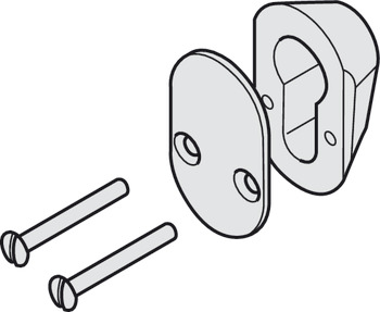 Special security escutcheon, For single profile cylinder