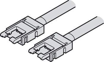 Interconnecting lead, for Häfele Loox5 LED strip light 10 mm, 4-pin (RGB)