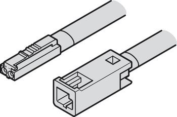 Extension lead, For Häfele Loox5 24 V 2-Pin (Monochrome Or Multi-White 2-Wire Technology)