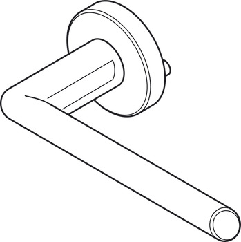Door handle set, Brass, grade 3, Startec LDH 3340