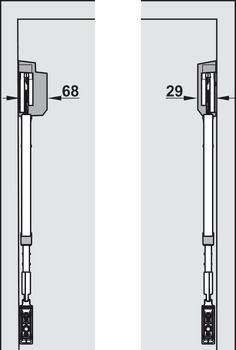 Lift mechanism unit, for Aventos HF Servo-Drive (electric)