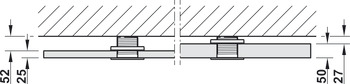Direct attachment, Wall and ceiling