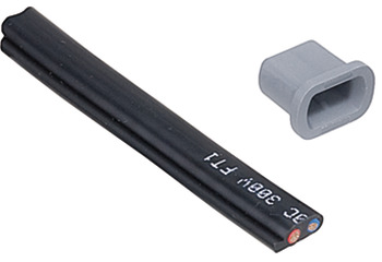Distribution cable, Blum Servo-Drive, with Blum Servo-Drive cable end cap, for cutting to size