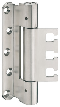 Extra heavy duty hinge, Startec DHX 2160 HD, for rebated architectural doors up to 300 kg