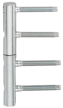 Drill-in hinge, Anuba Triplex 217-3D SM-FR, Anuba, for rebated front doors up to 90/120 kg