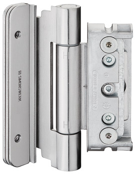 Recessed hinge, Simonswerk BAKA protect 4010 3D, for rebated front doors up to 160 kg