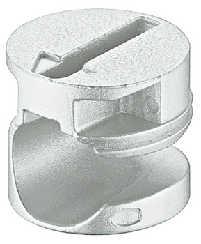Connector housing, Minifix 15, polycarbonate, without/with rim, from wood thickness 15 mm and above