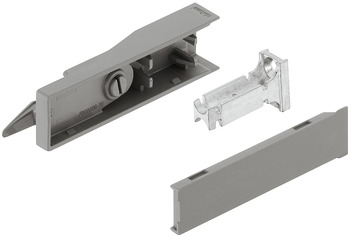 Strike box set, Blum Cabloxx Central locking system for drawer side runner systems and wooden drawers