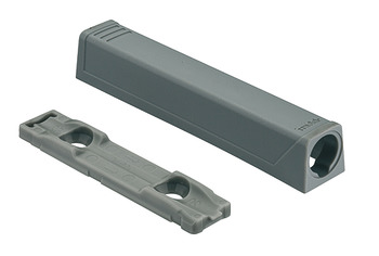 Adapter plate, Straight, for Tip-On push catch, long version