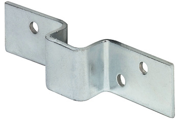 Drawer component, for central locking system, rear panel installation