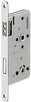 Magnetic mortise lock, for hinged doors, bathroom/WC, 116 1/2
