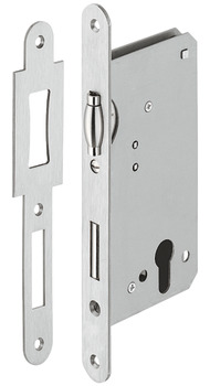 Lock for double action doors, profile cylinder, without deadbolt, Startec