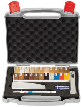 Hard wax repair set, Häfele, for touching up/repairing, surface products