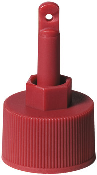 Nozzle with cap, for Lamello glue dispenser