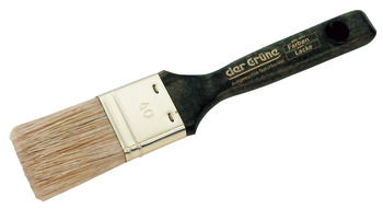 Flat brush, for oils/lacquers, strength 9, The Green One, surface products